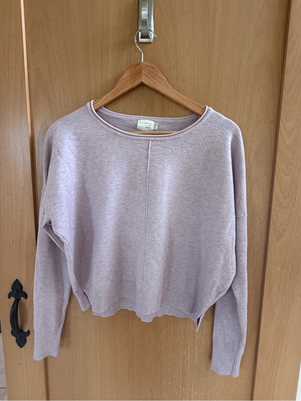 Lavender Crewneck Pullover Sweater